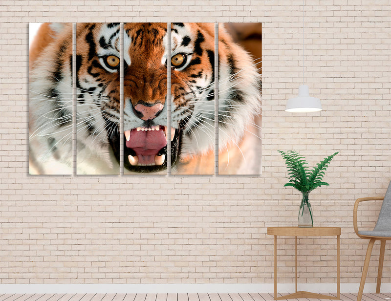 Tiger Grin Canvas Print #8107
