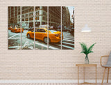 Taxi New York Canvas Print #9001