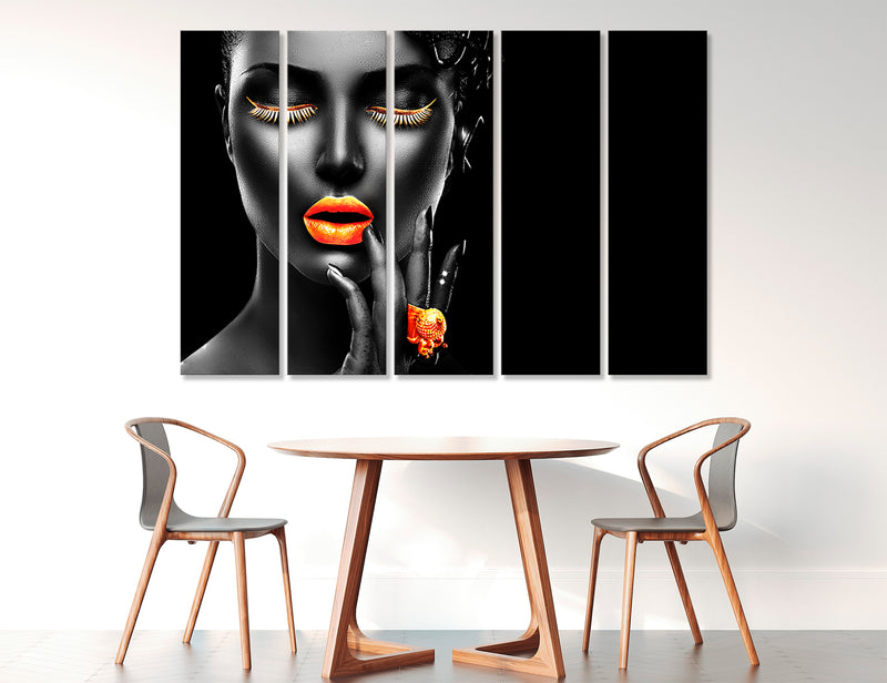 Black Canvas Print #2520