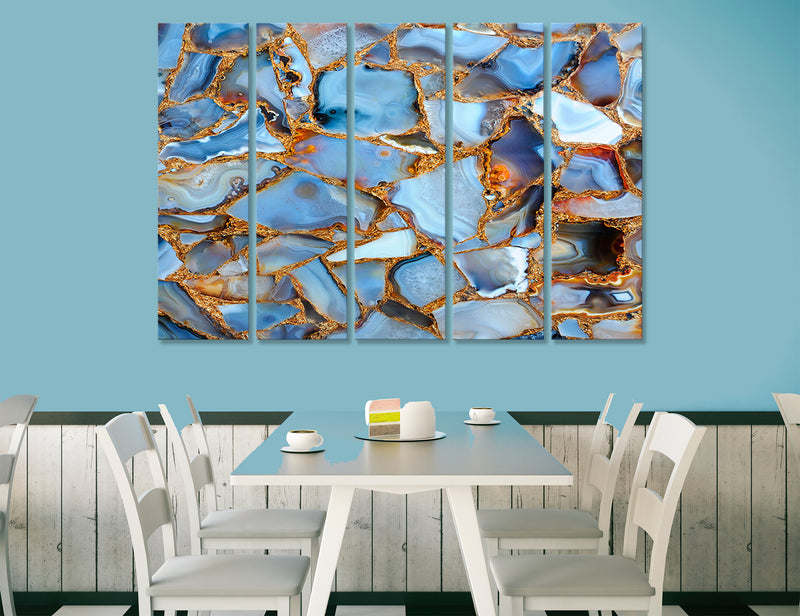 Blue Marble Canvas Print #1176