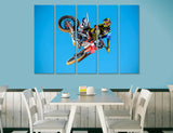 Freestyle Motocross Canvas Print #4013