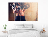 Fitness Room Decor Canvas Print #4029