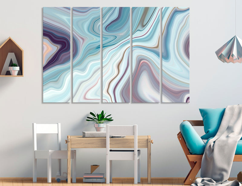 Rainbow Abstract Canvas Print #1223