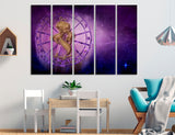 Virgo Zodiac Sign Canvas Print #6072