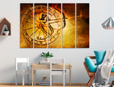 Sagittarius Zodiac Sign Canvas Print #6069