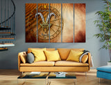 Capricorn Zodiac Sign Canvas Print #6064