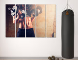 Fitness Room Decor Canvas Print #4029