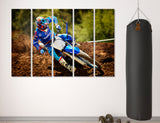 Motocross Decor Canvas Print #4040