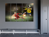 Soccer Art Canvas Print #4050