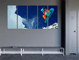 Snowboarding Canvas Print #4015