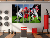 Football Poster Canvas Print #4043