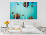 Palms Los Angeles Canvas Print #9205