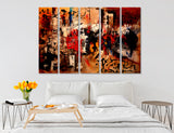 Brown Wall Decor Canvas Print #1167