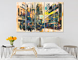 City Abstract Canvas Print #1003