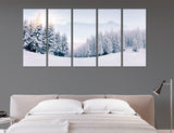 Snowy Forest Canvas Print #7194