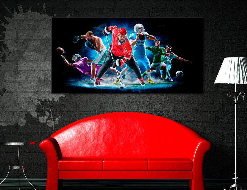 Team Games Canvas Print #4204