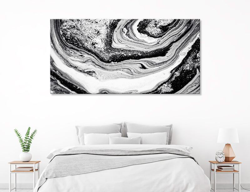 BW Abstract Canvas Print #1347