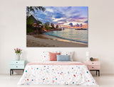 Tropical Beach Canvas Print #7099