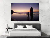 Surfer at Sunset Canvas Print #7158