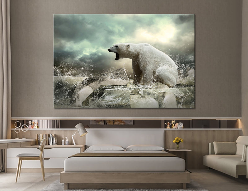 Polar Bear Canvas Print #8176