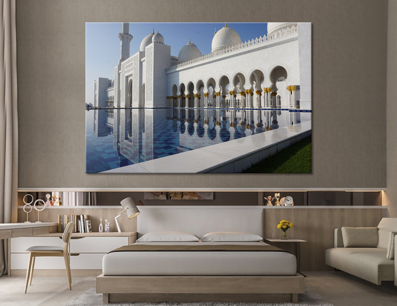 Sheikh Zayed Mosque Canvas Print #9201