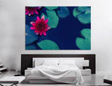 Lilies on the Lake Canvas Print #7525