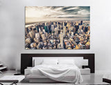 Manhattan Skyline Canvas Print #9150