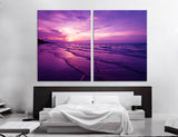 Purple Sunset Canvas Print #7011