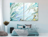 Turquoise Marble Canvas Print #1110