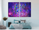 Purple Flowers Canvas Print #7505
