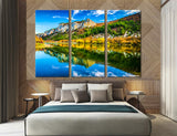 Mountains and Lakes Canvas Print #7073