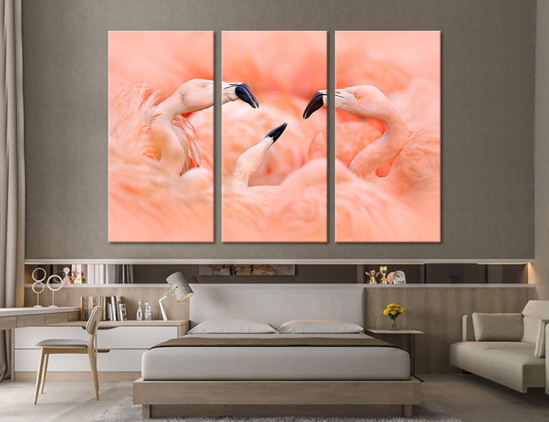 Pink Flamingos Canvas Print #8024