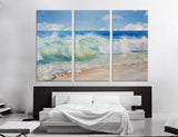 Tropical Beach Canvas Print #7168