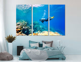 Diving Canvas Print #7254