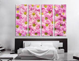 Pink Wildflowers Canvas Print #7543