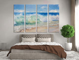 Tropical Beach Canvas Print #7168