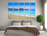 Beach in Florida Canvas Print #7160