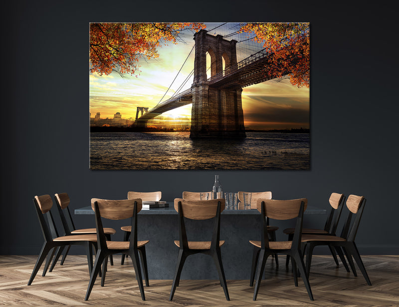 Manhattan after sunset Canvas Print #9153