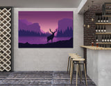 Deer Art Canvas Print #1126