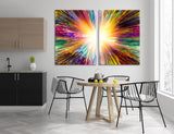 Explosion Abstract Canvas Print #1086