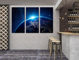 Earth View From Space Canvas Print #6042