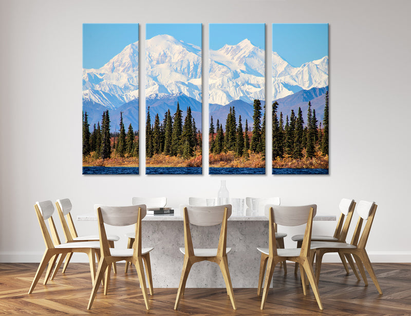 Mountain Forest Canvas Print #7557