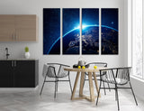 Earth View From Space Canvas Print #6042