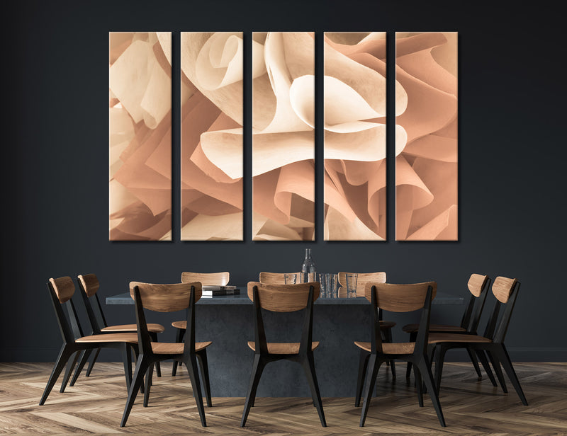 Golden Abstract Canvas Print #1072