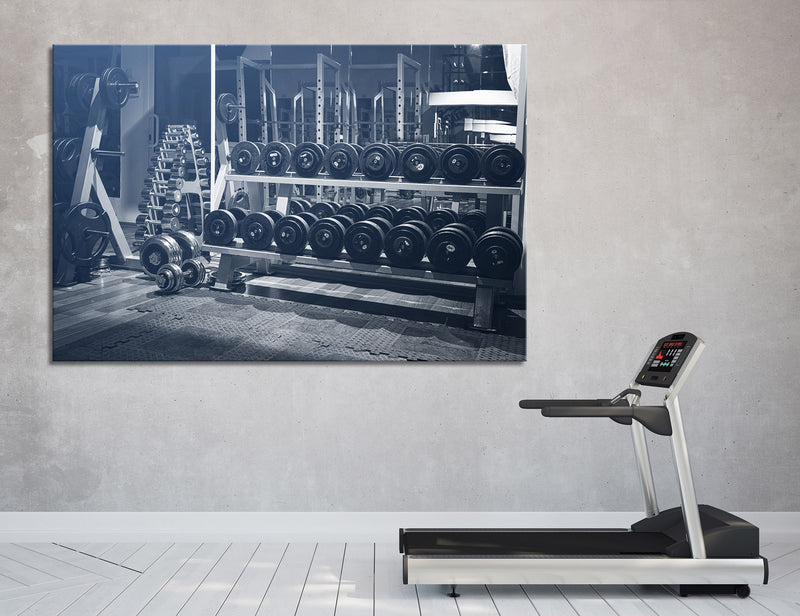 Home Gym Decor Canvas Print #4179
