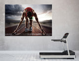 Runner Start Canvas Print #4146