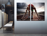 Runner Start Canvas Print #4146