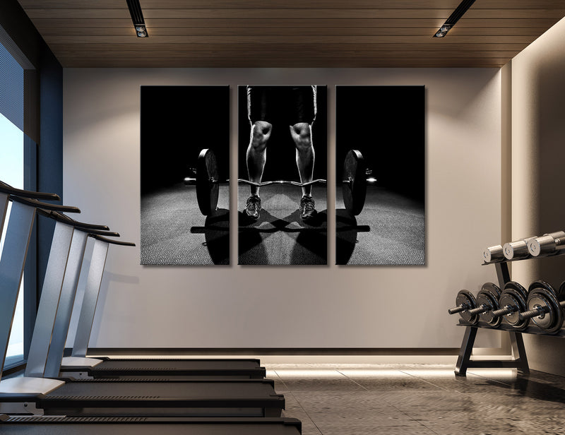 Barbell Canvas Print #4180