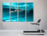 Swimming Canvas Print #4157