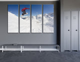 Snowboarding Canvas Print #4173